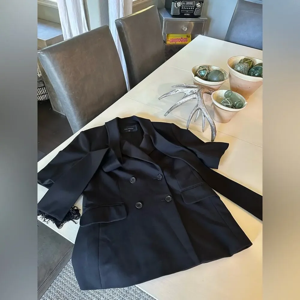 Pink Tartan black jacket, size 10